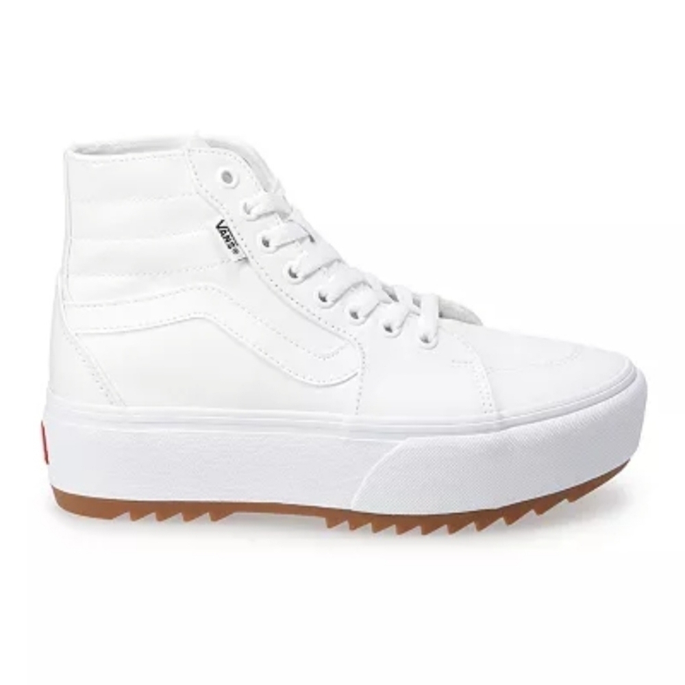 New In Box! Turquoise Vans Filmore Hi Tapered Platform ST high-top shoes - Picture 2 of 8